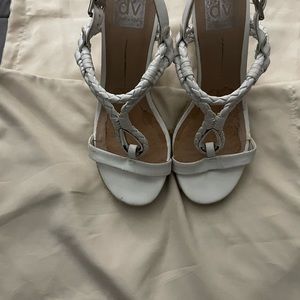 Cute White Wedge Sandal